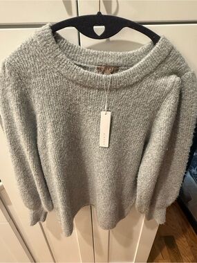 Lilla P puff sleeve sweater , NWT sz M
